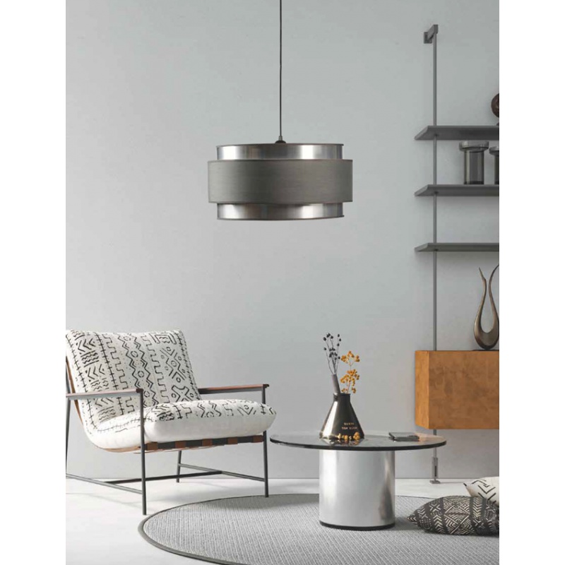 Arkolight Φωτιστικό Μονόφωτο Αμπαζούρ Διπλό Ε27 Φ40 (Ρ424-41-40)