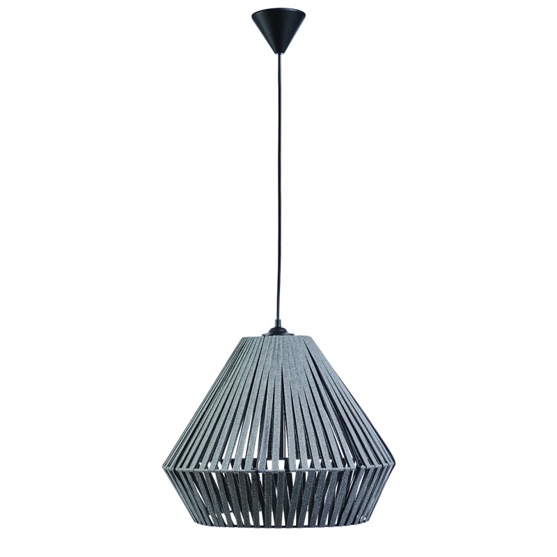 Arkolight Φωτιστικό Μονόφωτο ύφασμα  Γκρι Ε27 Φ40 (P986-5-40)