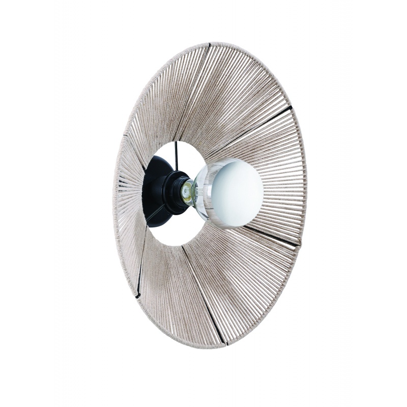 Arkolight Απλίκα Σχοινί Natural Ε27 Φ40 (984-2-Α1)