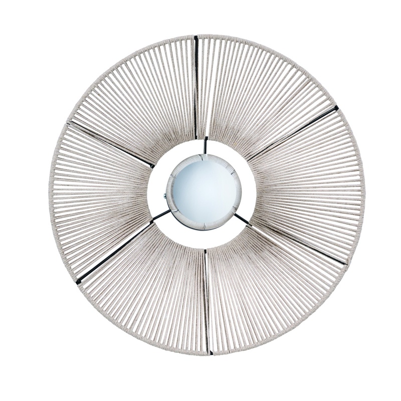 Arkolight Απλίκα Σχοινί Natural Ε27 Φ40 (984-2-Α1)