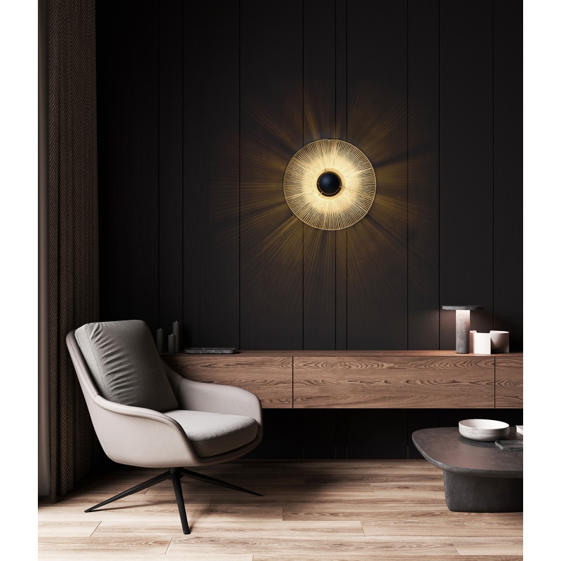 Arkolight Απλίκα Σχοινί Natural Ε27 Φ40 (984-2-Α1)