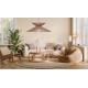 Arkolight Φωτιστικό Μονόφωτο  Σχοινί Natural Ε27 Φ70 (984-22-70)