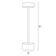 Arkolight Φωτιστικό Επαναφορτιζόμενο Led 3W 3CCT Dimmable  Γραφίτης (1630-8)