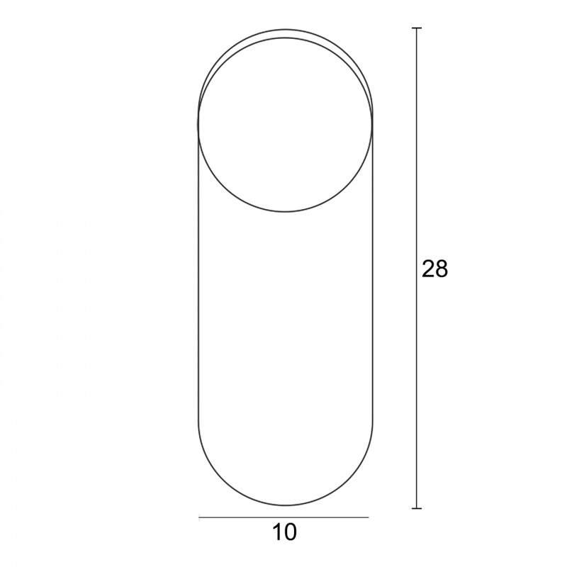 Arkolight Απλίκα G9 Μαύρο Ματ (712-3-1)