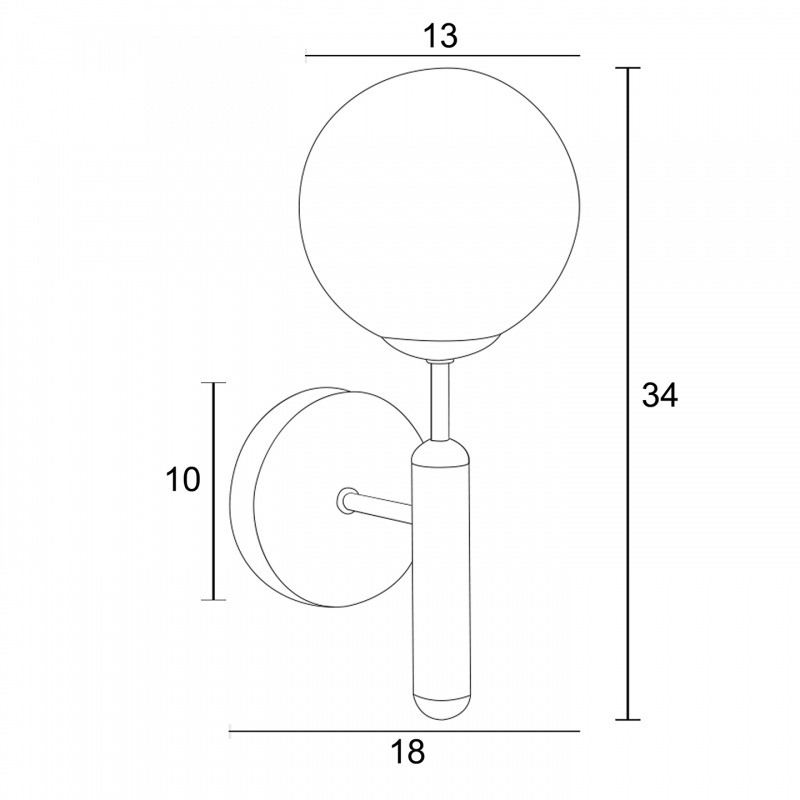 Arkolight Απλίκα G9 Ασημί (1620-8-1)