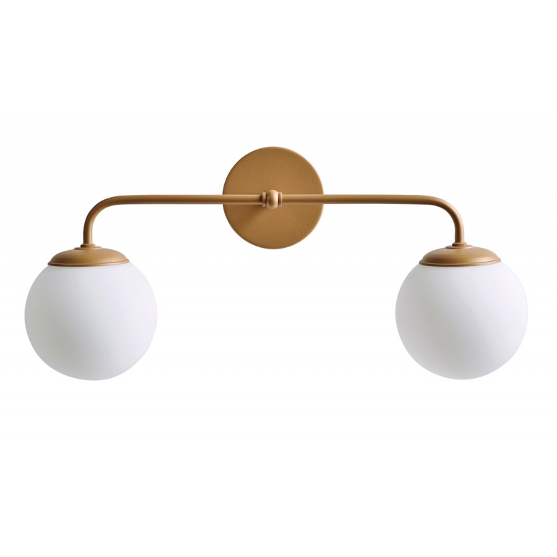 Arkolight Απλίκα Δίφωτη G9 Χρυσή Ματ (710-2-2)