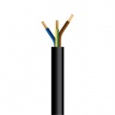 Καλώδιο Εύκαμπτο H05VV-F 3x1,5mm² Μαύρο 1m