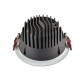 Eurolamp LED COB χωνευτό φωτιστικό 25W 60° CCT (145-65201)