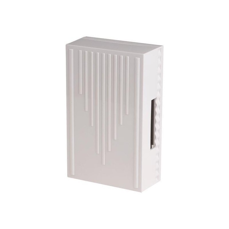 Eurolamp Κουδούνι 1 Ήχου 80dB 12V Λευκό (147-32000)