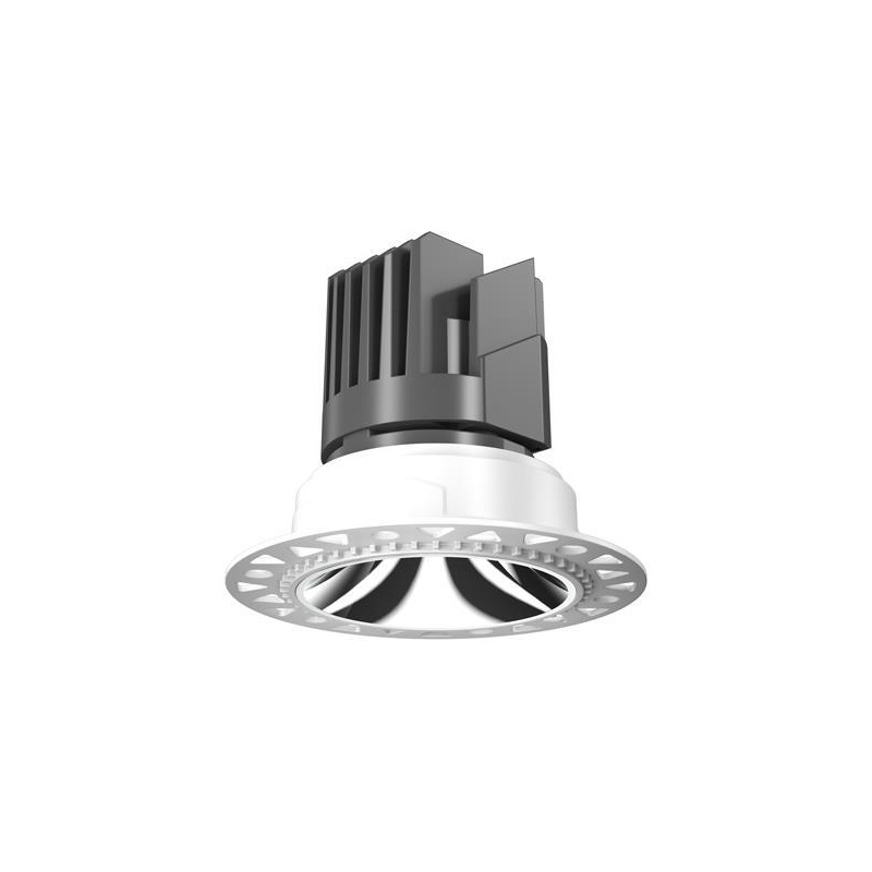 Eurolamp LED COB χωνευτό φωτιστικό γυψοσανίδας 9W 60° 3CCT (145-65100)