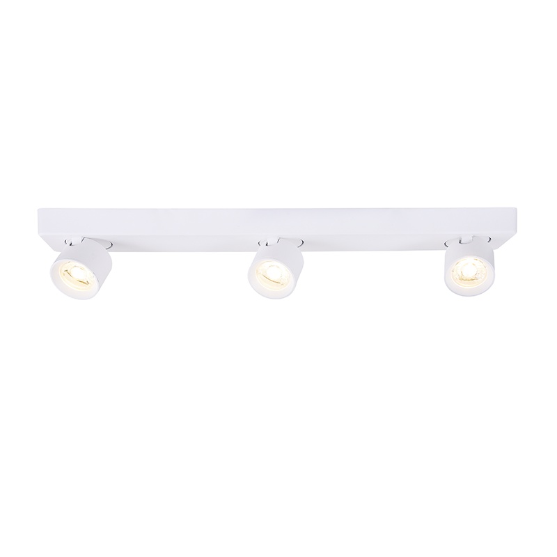Aca Led Τρίφωτο Φωτιστικό Οροφής - Τοίχου 15W 3000K Λευκό (RA33LEDS54WH)