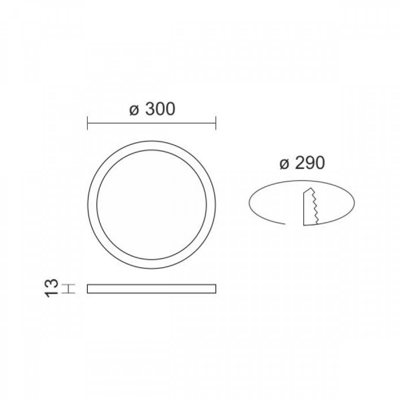 Spotlight Led SMD Slim panel 24W 140° CCT (6951)