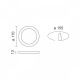 Spotlight Led SMD Slim panel 12W 140° CCT (6922)
