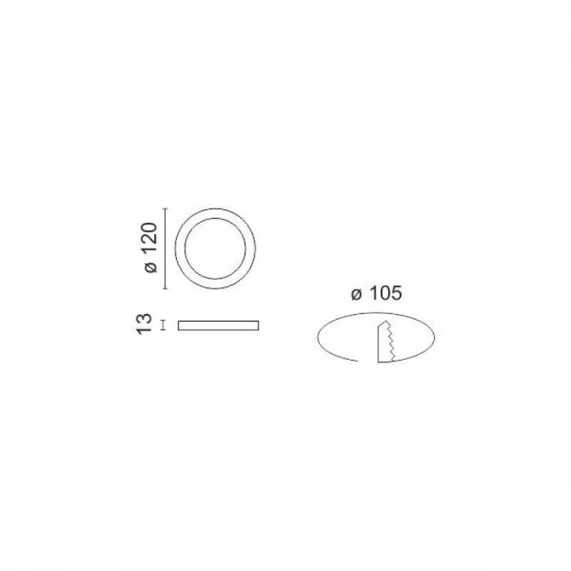 Spotlight Led SMD Slim panel 6W 140° CCT (6921)