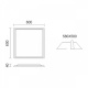 Spotlight Led SMD Slim panel 40W 140° 6000K (6402)