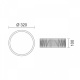 Spotlight Led Πλαφονιέρα 18W CCT Ø32 Λευκή (6983)