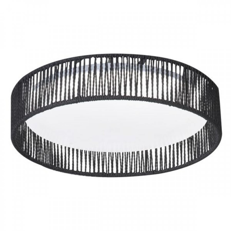 Spotlight Led Πλαφονιέρα 18W CCT Ø32 Μαύρη (6984)