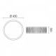 Spotlight Led Πλαφονιέρα 27W CCT Ø43 Λευκή (6986)