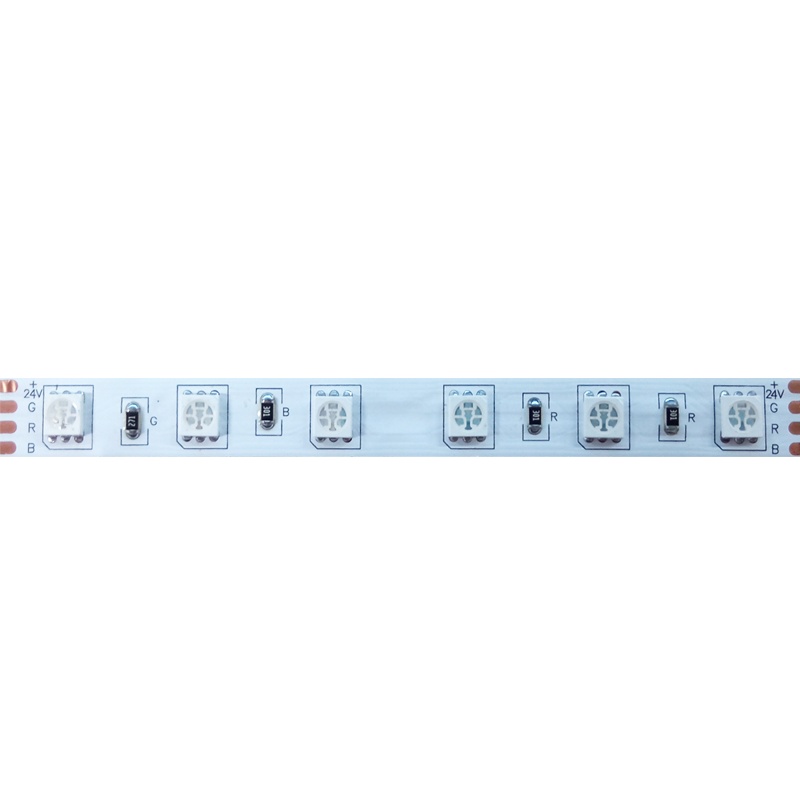 Aca Αδιάβροχη LED Ταινία 5m 14.4W/m 24V DC IP65 RGB 10mm (245050144RGBPC)