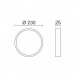 Spotlight Led Πλαφονιέρα 24W CCT Ø24 (6930)