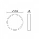 Spotlight Led Πλαφονιέρα 30W CCT Ø30 (6931)