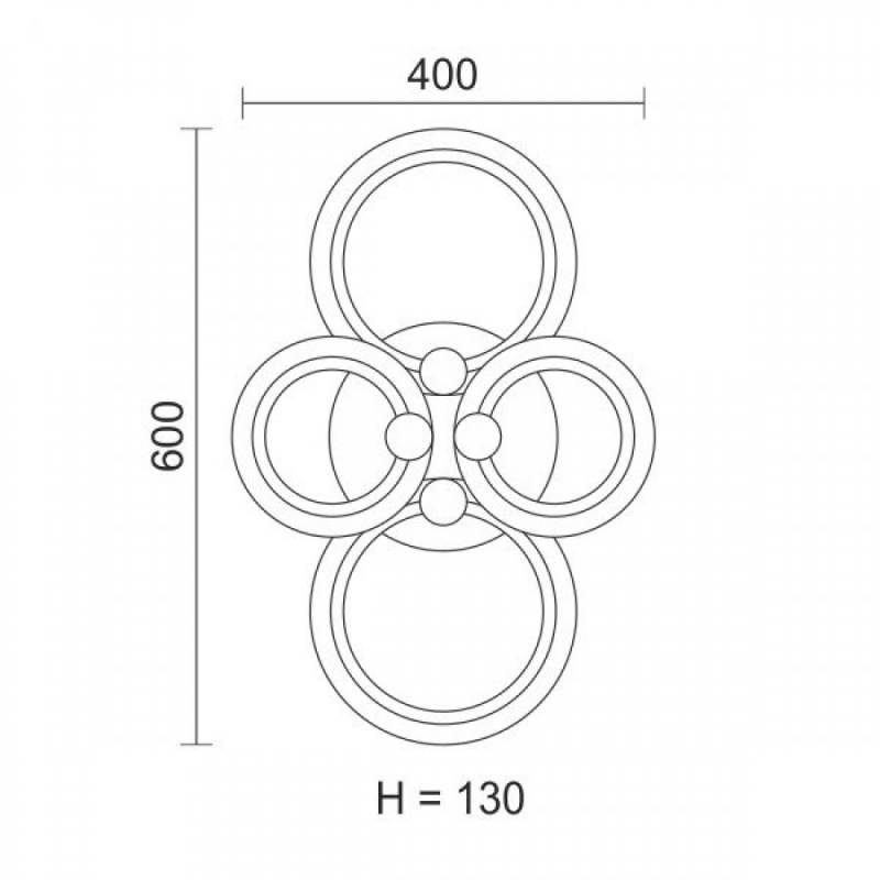 Spotlight Led Πλαφονιέρα 85W CCT Λευκή (6960)