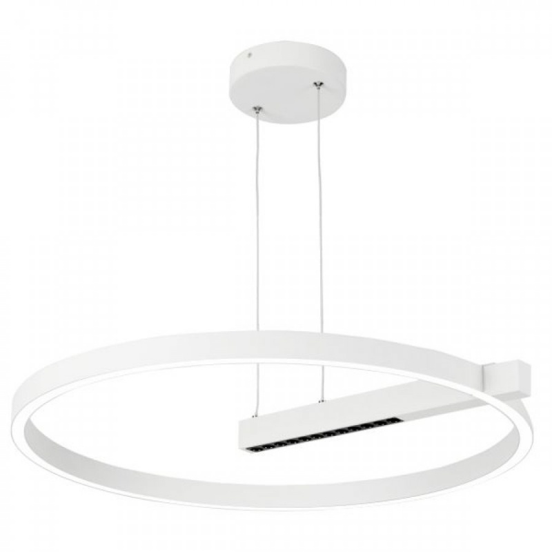 Spotlight Led Κρεμαστό Φωτιστικό 40W 3000K Ø60 Λευκό (6992)