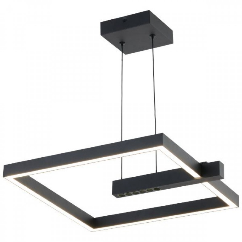 Spotlight Led Κρεμαστό Φωτιστικό 24W 3000K Ø40 Μαύρο (6889)