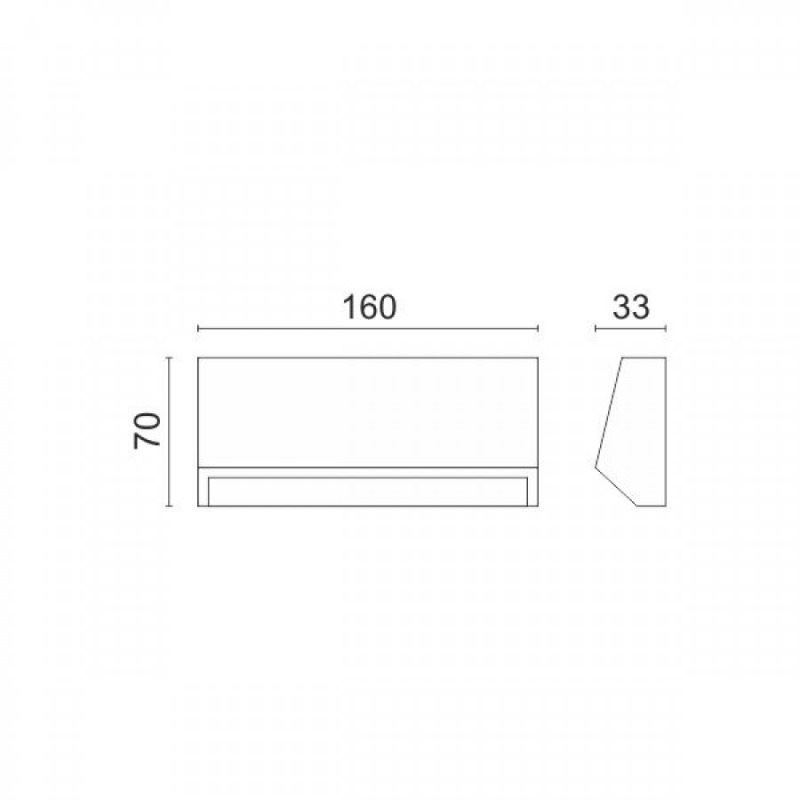 Spotlight Επιτοίχιο Led Φωτιστικό 1.5W CCT Γκρι (7871)