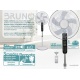 Bruno Ανεμιστήρας Ορθοστάτης 45W Φ43 με Τηλεχειριστήριο (BRN-0189)