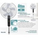 Bruno Ανεμιστήρας Ορθοστάτης 45W Φ43 με Τηλεχειριστήριο (BRN-0189)