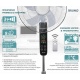 Bruno Ανεμιστήρας Ορθοστάτης 45W Φ43 με Τηλεχειριστήριο (BRN-0189)
