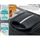 Bruno Τοστιέρα για 4 τοστ 1400W Μαύρη Mat-Inox (BRN-0216)