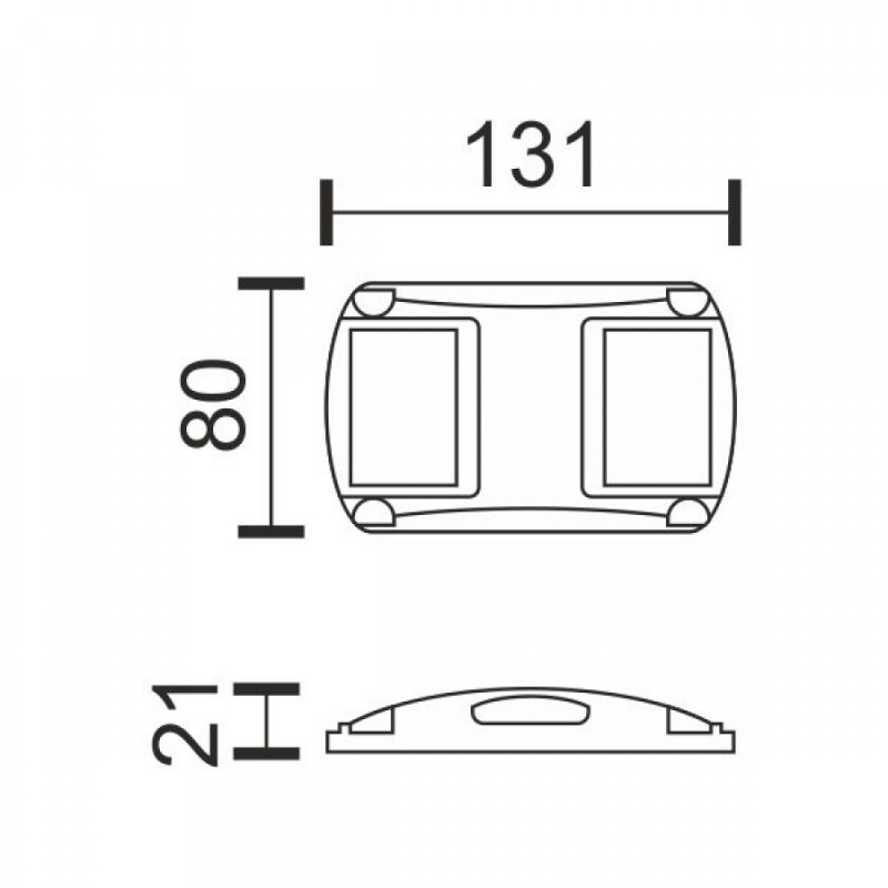 Spotlight Ηλιακό Led Φωτιστικό Εδάφους 2W 6000K (6833)