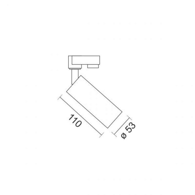 Spotlight Σποτ ράγας 2 καλωδίων Ξύλο (6894)