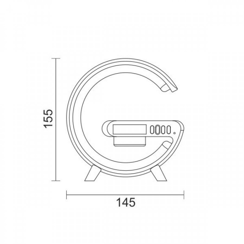 Spotlight Led Φωτιστικό Γραφείου 5W CCT Λευκό (6920)