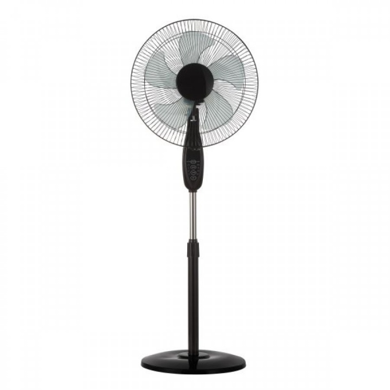 Spotlight Ανεμιστήρας Ορθοστάτης 45W Φ40 με Τηλεχειριστήριο Μαύρος (3921)