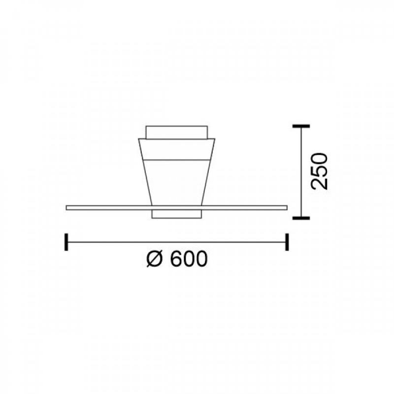 Spotlight Ανεμιστήρας Οροφής 60cm DC50W 3 Πτερυγίων (6779)