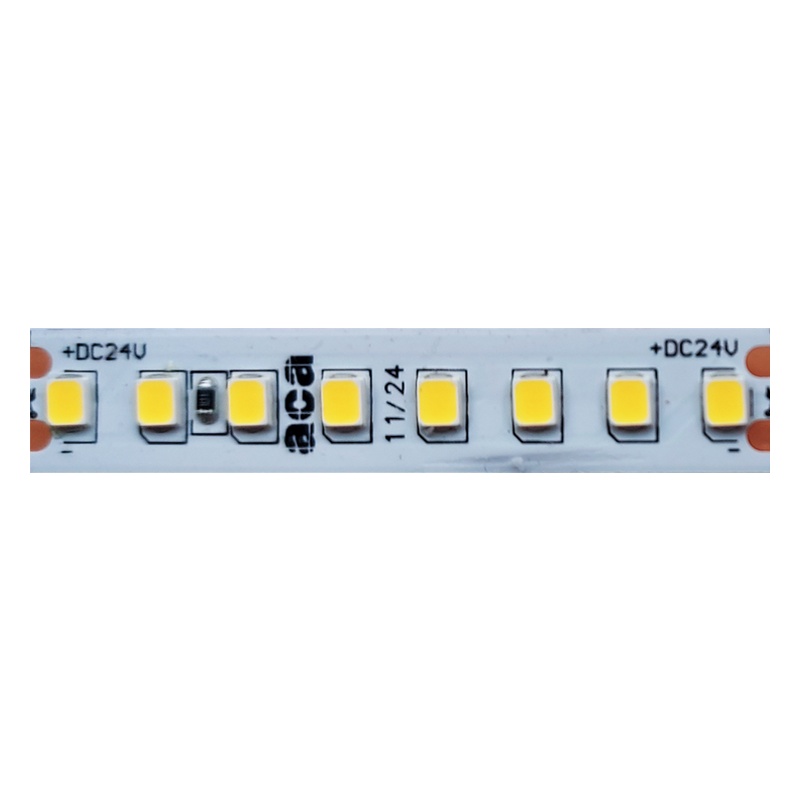Aca Αδιάβροχη LED Ταινία 5m 9.6W/m 1650lm/m 24V DC IP65 3000K 10mm με SAMSUNG CHIP (24968030PC)