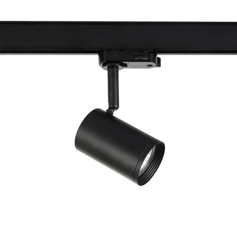 Aca Σποτ ράγας 4 καλωδίων GU10 Μαύρο (TS68GU4CB)