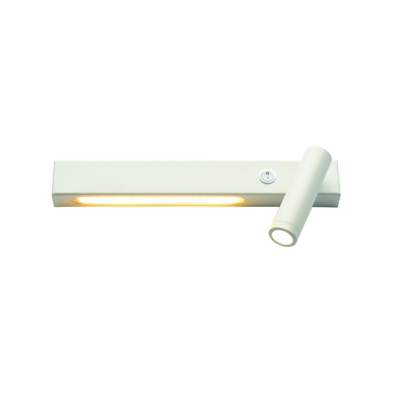 Aca Led Επιτοίχιο Φωτιστικό 12W 3200K HERMES Λευκό (SF2110LEDWHR)