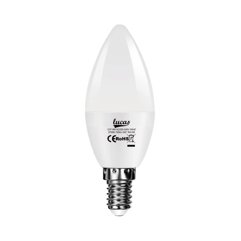 Lucas Λάμπα Led Candle 13W E14 6400K (DL6218)