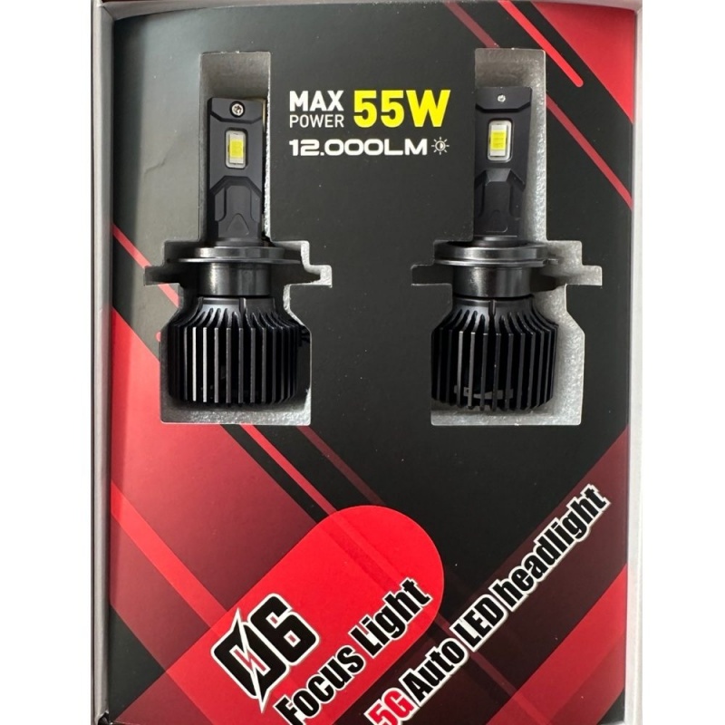 Bizzar Λάμπες Αυτοκινήτου H4 Canbus Led Kit 2τμχ 55W (L-O6-H4)