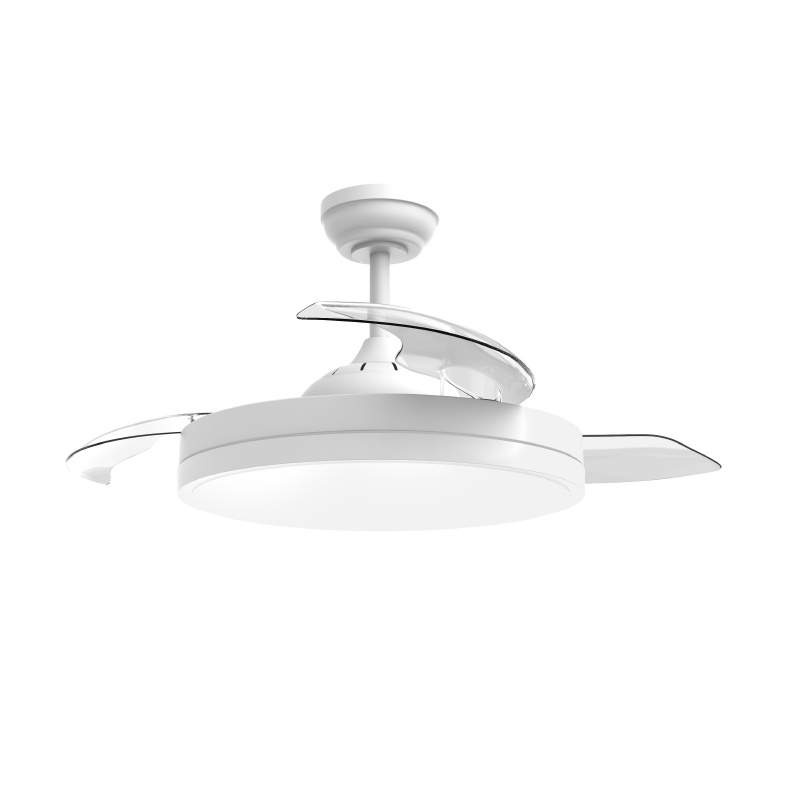 Aca Ανεμιστήρας Οροφής LED CCT 106cm DC35W 3 Πτερυγίων Λευκός (FANKKWH10G)