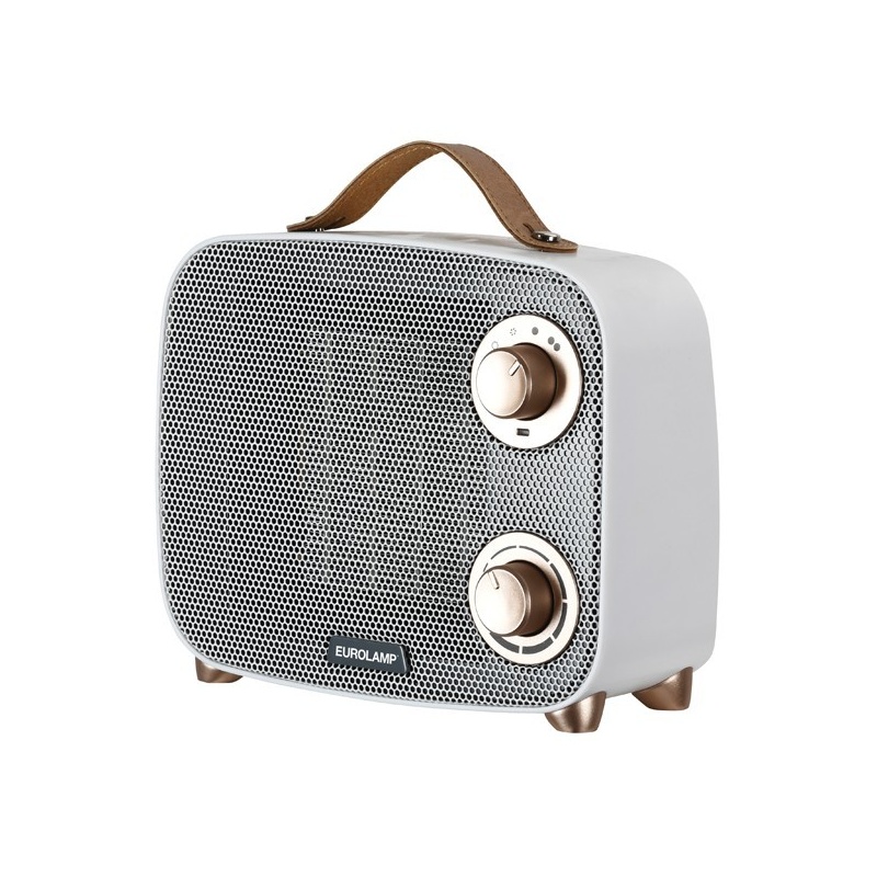 Eurolamp Αερόθερμο Κεραμικό Vintage 1500W Λευκό (300-41354)