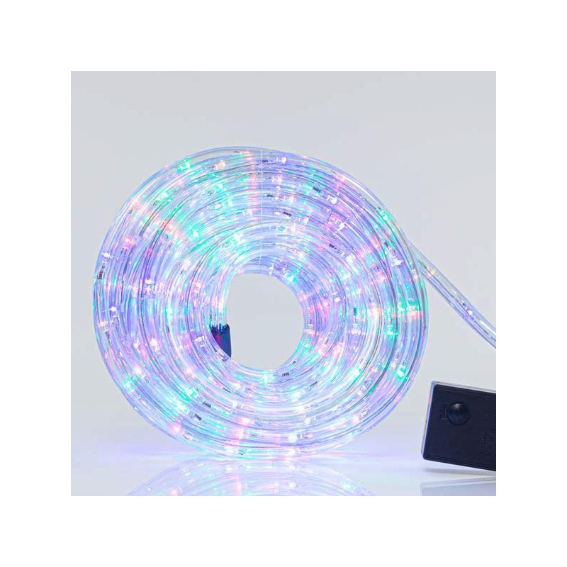 Eurolamp Led Μονοκάναλος Φωτοσωλήνας 10m Πολύχρωμο (600-22125)