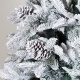 Eurolamp Δέντρο Έλατο Χιονισμένο με Κουκουνάρια Ρεικιαβικ 210cm (600-30650)