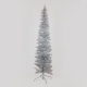 Eurolamp Δέντρο Ασημί Super Slim 210cm (600-30669)