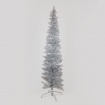 Eurolamp Δέντρο Ασημί Super Slim 210cm (600-30669)