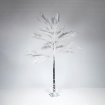 Eurolamp Ασημί Δέντρο ΦΤΕΡΗ 1,8m  ΜΕΤΑΣΧΗΜΑΤΙΣΤΗΣ 140 ΘΕΡΜΑ ΛΕΥΚΑ MINI LED ΠΡΟΕΚΤΑΣΗ ΠΑΡΟΧΗΣ 3m IP44 (600-30727)